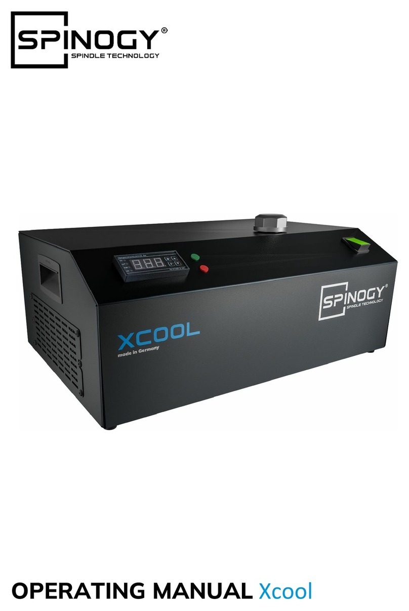 SPINOGY Xcool User manual