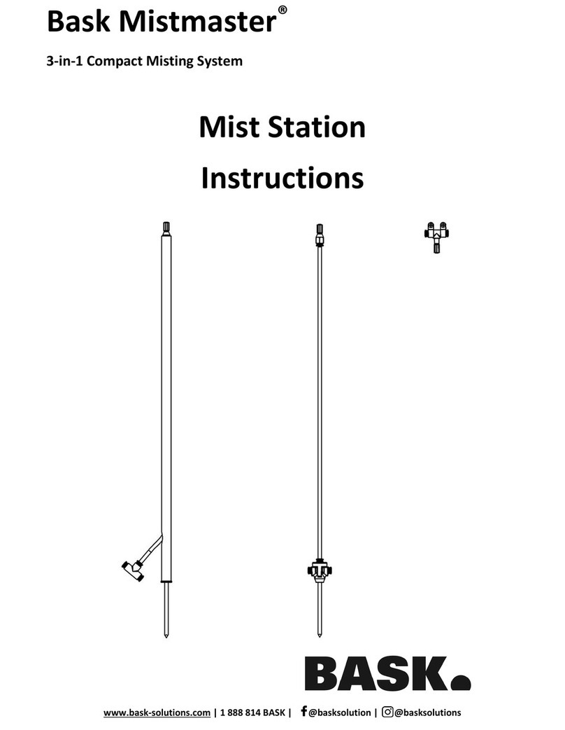 Bask Mistmaster 3-in-1 Compact Misting System instructions