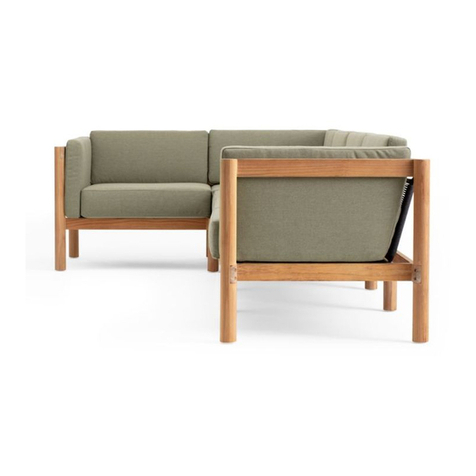 neighbor Haven 4-Piece Sectional Teak Arm Assembly guide neighbor Haven 4-Piece Sectional Teak Arm Assembly guide