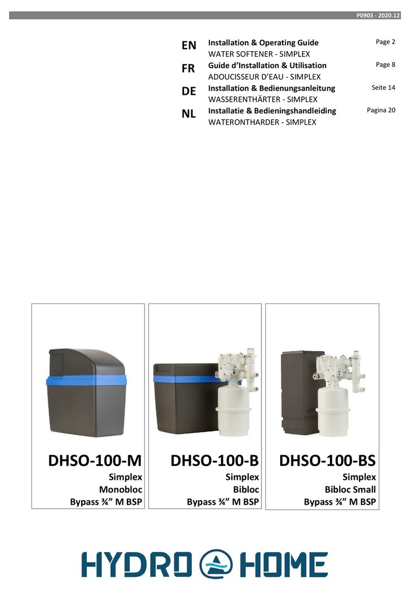 HYDRO HOME DHSO-100-M Installation & operating guide HYDRO HOME DHSO-100-M Installation & operating guide