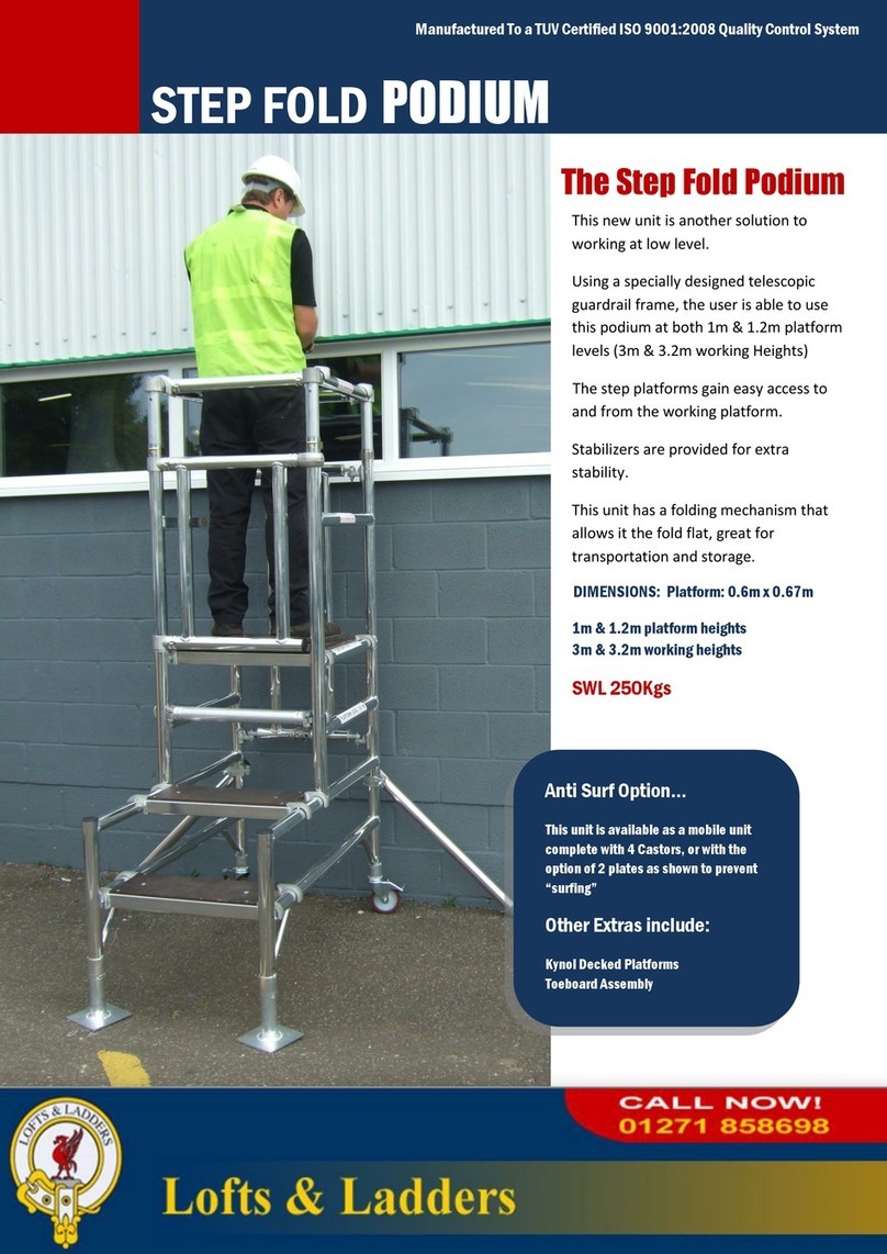 Lofts & Ladders PODIUM Assembly instructions