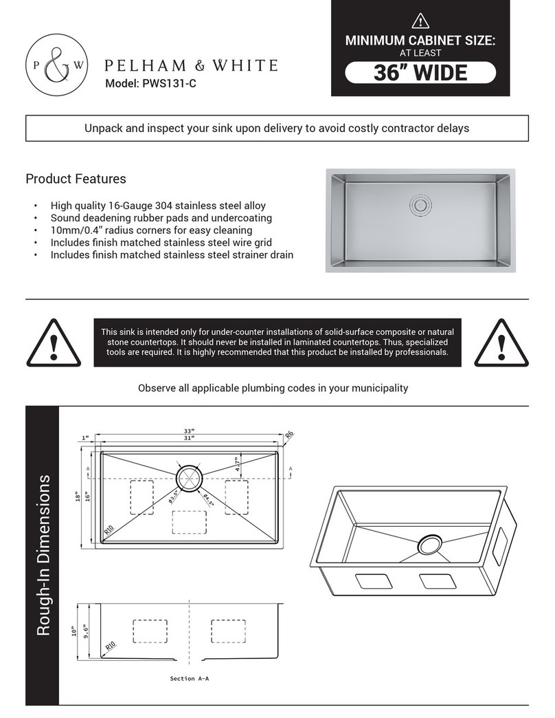 PELHAM & WHITE PWS131-C User manual