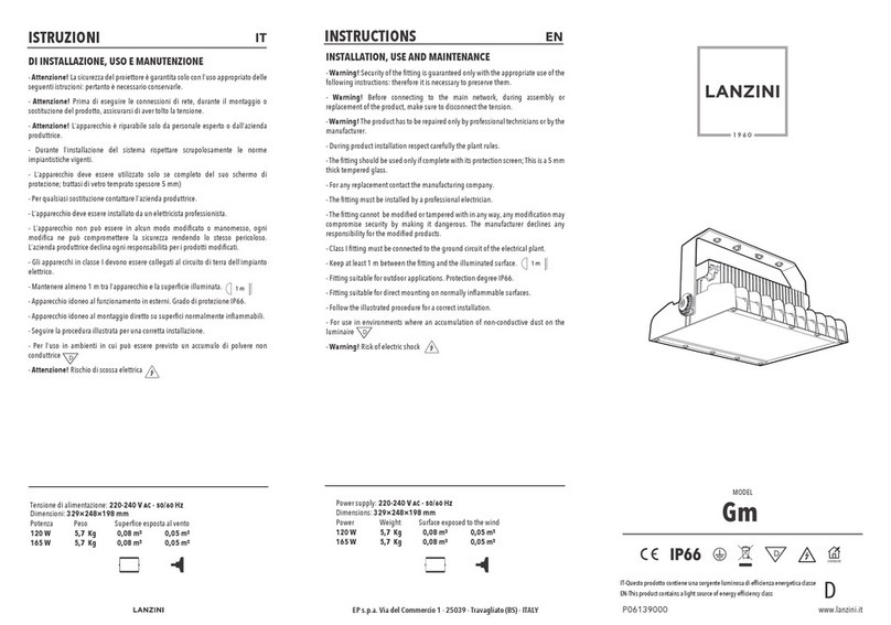LANZINI Gm instructions