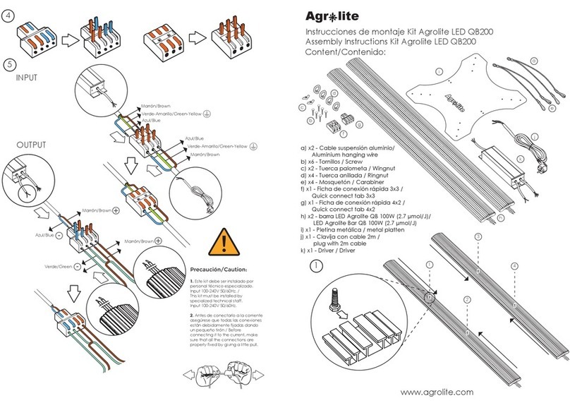 Agrolite QB200 Assembly instructions