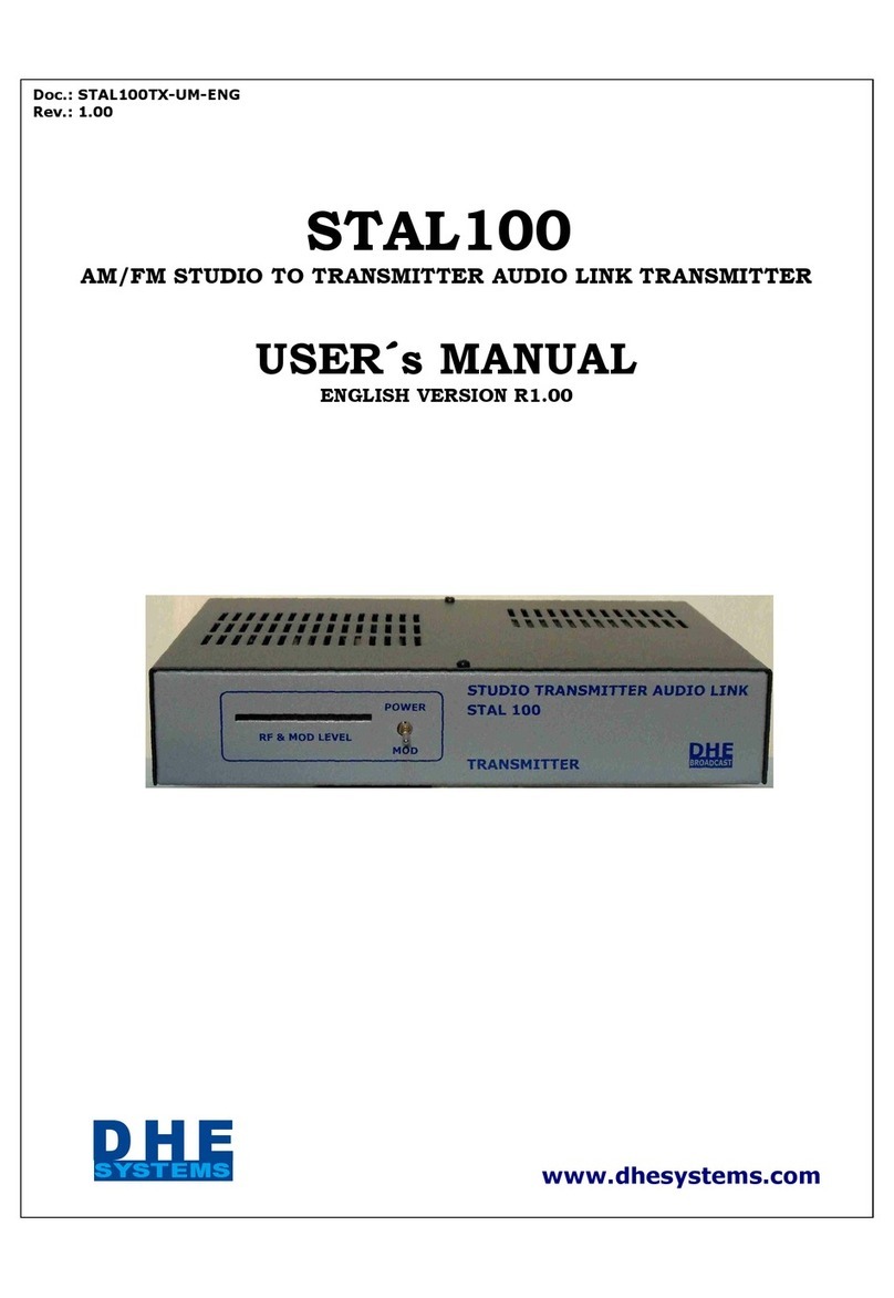 DHE SYSTEMS STAL100 user manual