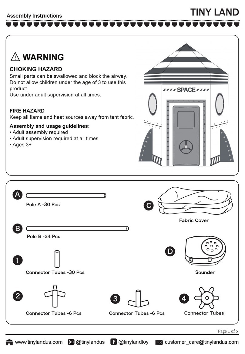 TINY LAND Tent2003 Assembly instructions