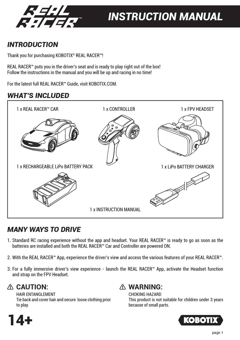 KOBOTIX REAL RACER instruction manual KOBOTIX REAL RACER instruction manual