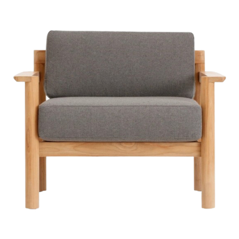 neighbor Haven Chair Teak Arm User manual