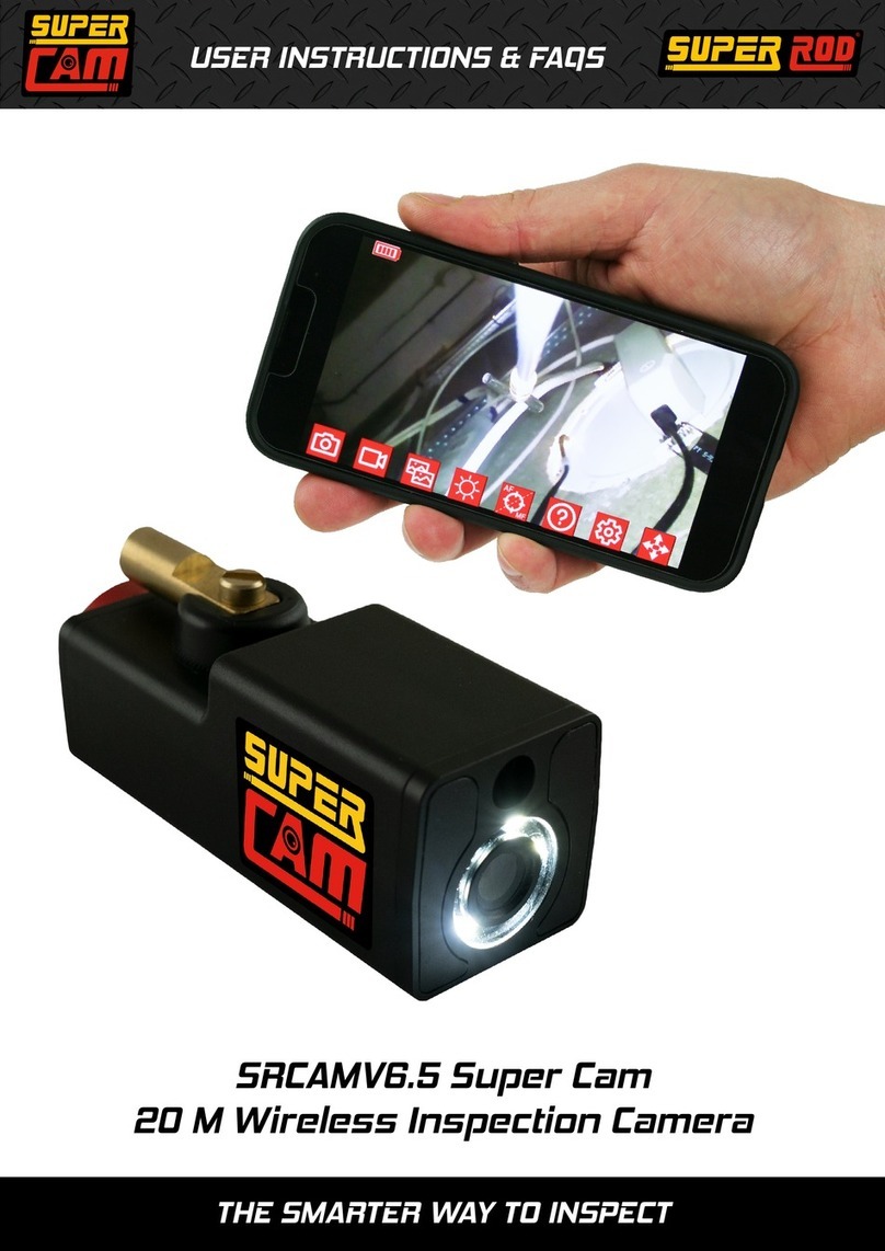 SUPER ROD Super Cam SRCAMV6.5 User instructions SUPER ROD Super Cam SRCAMV6.5 User instructions