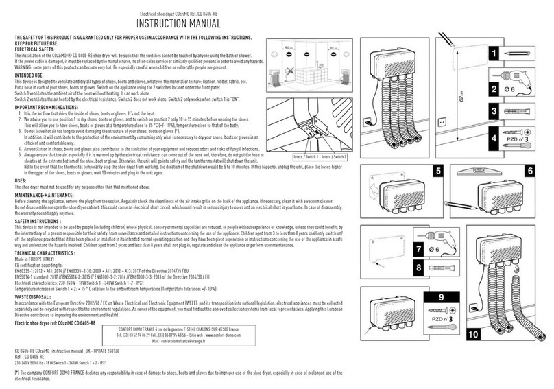 COzziMO CD 0405-RE instruction manual