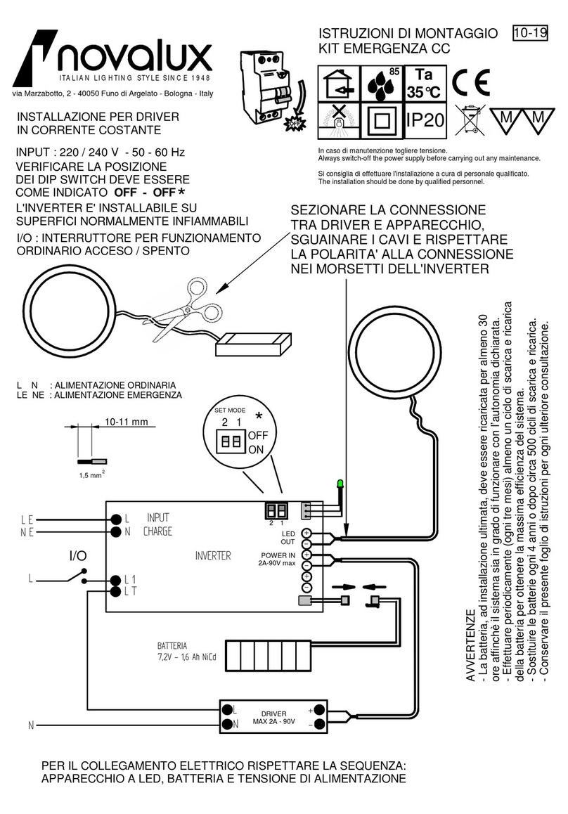 novalux 18002.99 instruction sheet