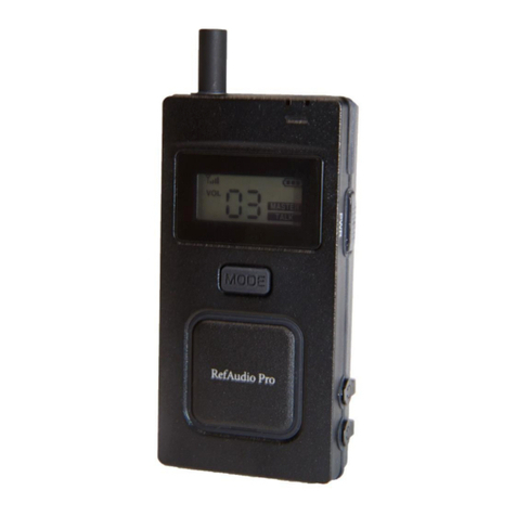 L & W Sports Communications RefAudio Pro user manual