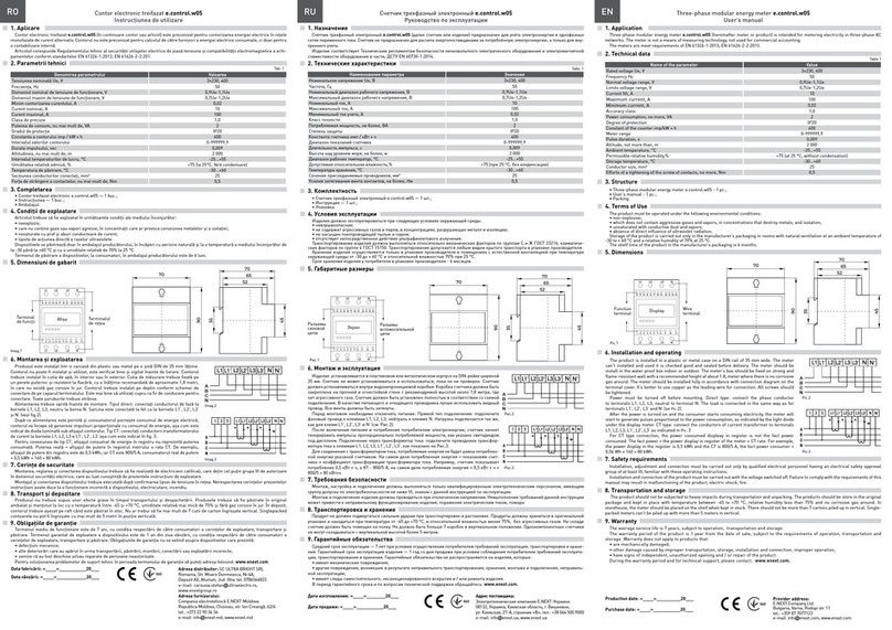 E.NEXT e.control.w05 user manual