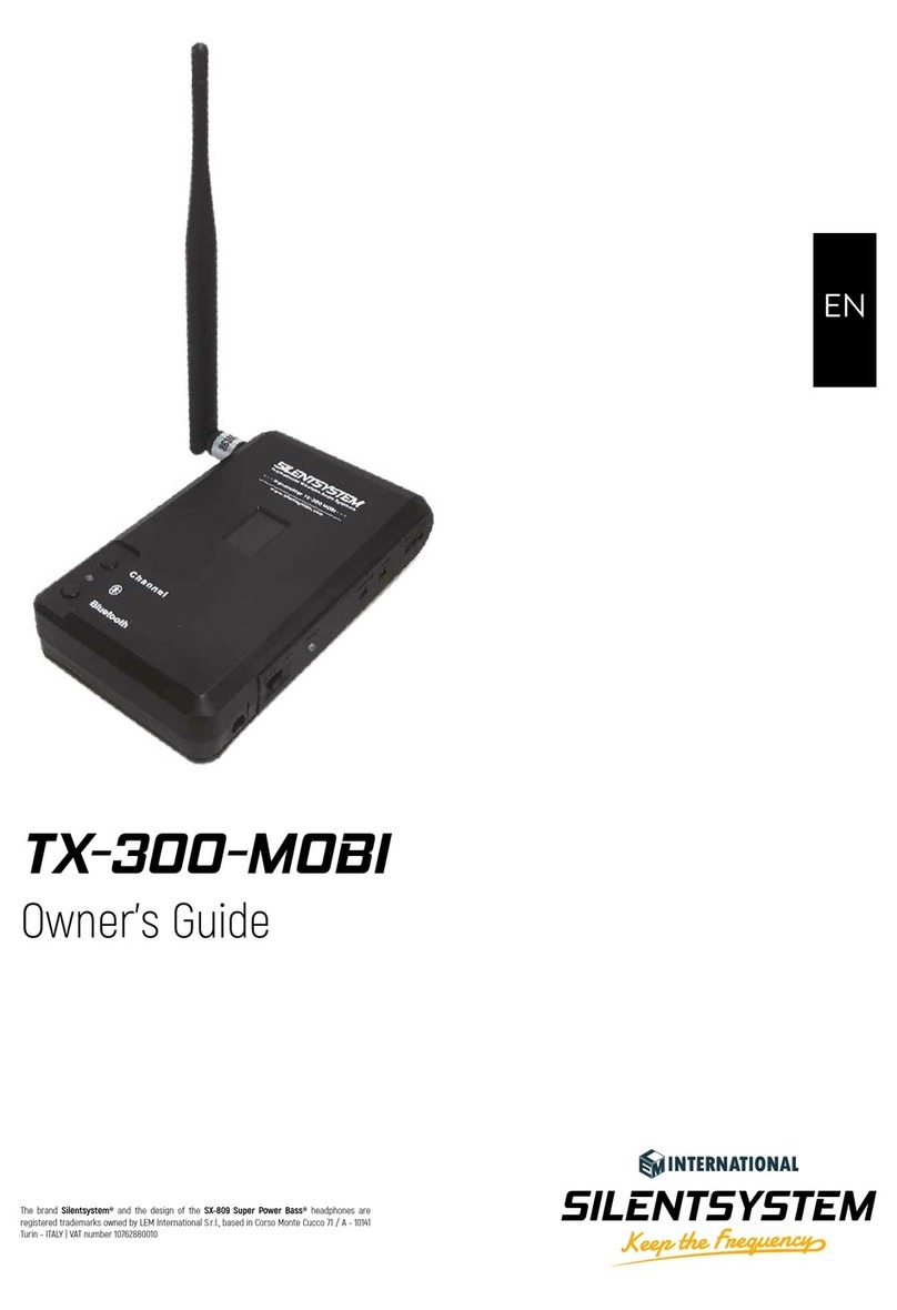 SILENTSYSTEM TX-300-MOBI owner's guide SILENTSYSTEM TX-300-MOBI owner's guide