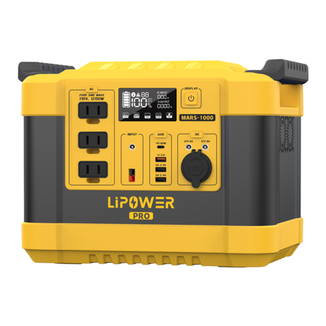 LIPOWER MARS-1000 User manual