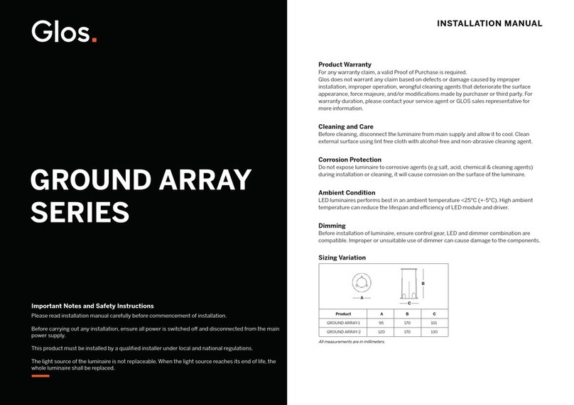 Glos GROUND ARRAY Series quick start guide
