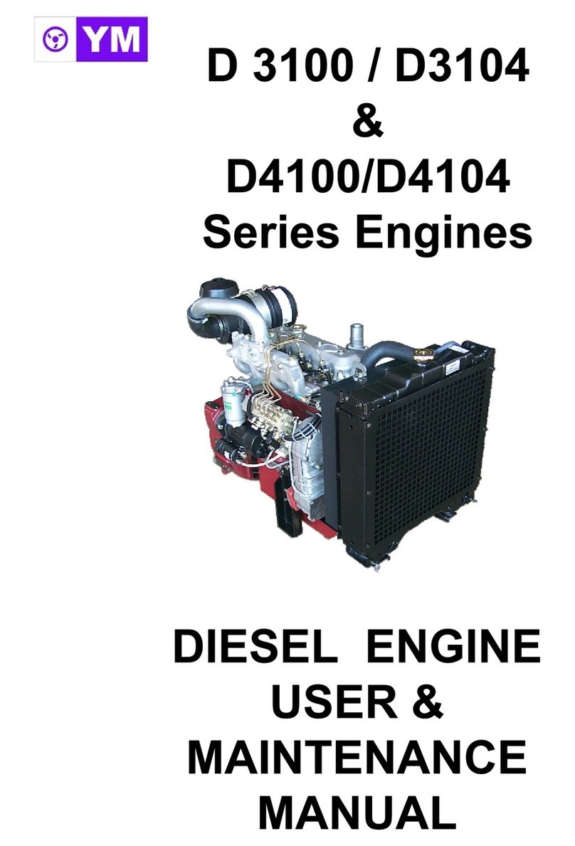 YM D 3100 Series User & maintenance manual