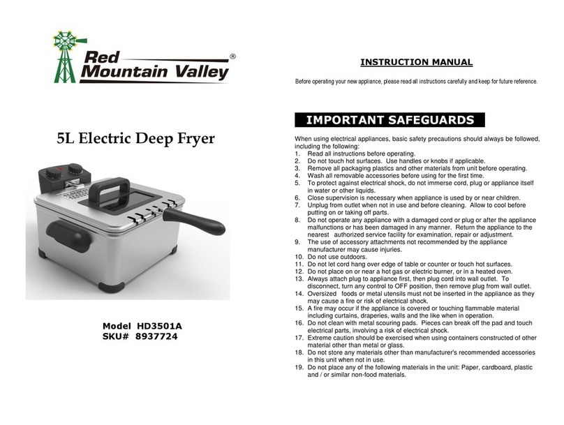 Red Mountain Valley HD3501A instruction manual