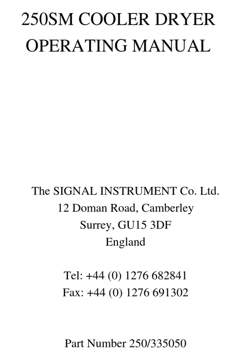 SIGNAL INSTRUMENT Signal operating manual