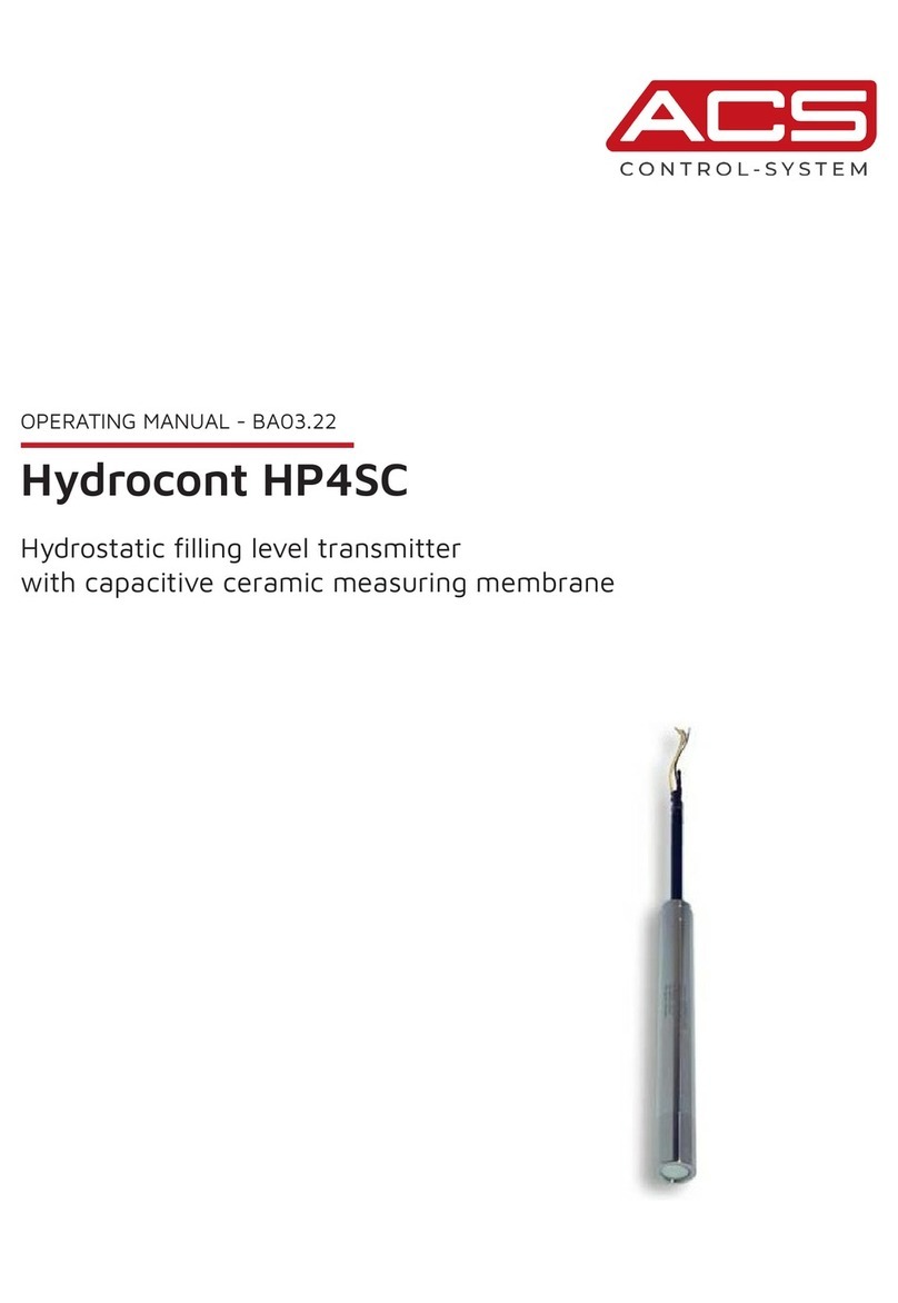ACS Hydrocont HP4SC operating manual
