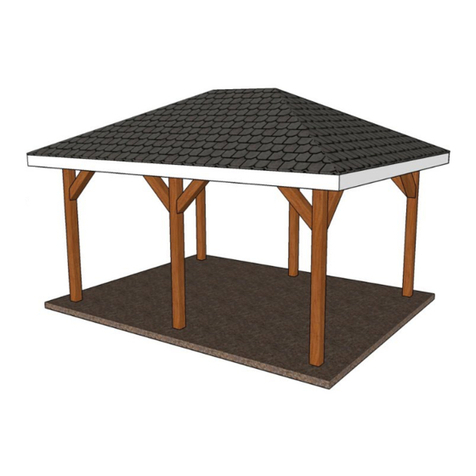 DIY BACKYARD PLANNING Gazebo with Hip Roof Assembly instructions DIY BACKYARD PLANNING Gazebo with Hip Roof Assembly instructions