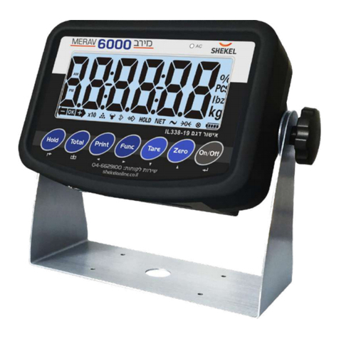 SHEKEL MERAV-6000 user manual