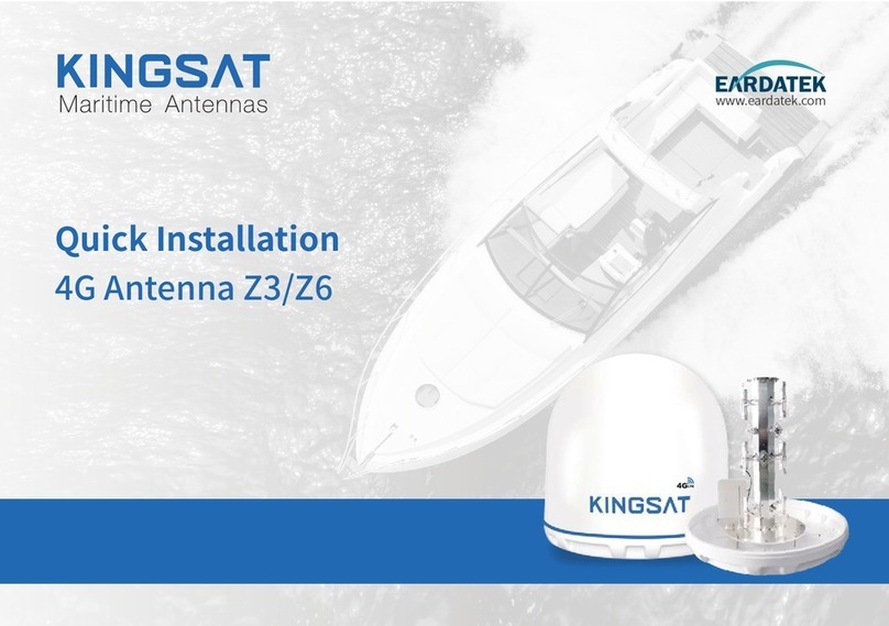 EARDATEK KINGSAT Z3 Quick installation