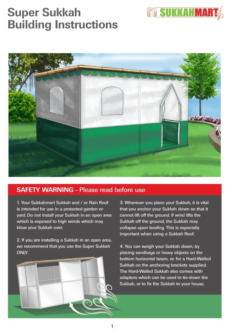 SUKKAHMART Super Sukkah Building instructions