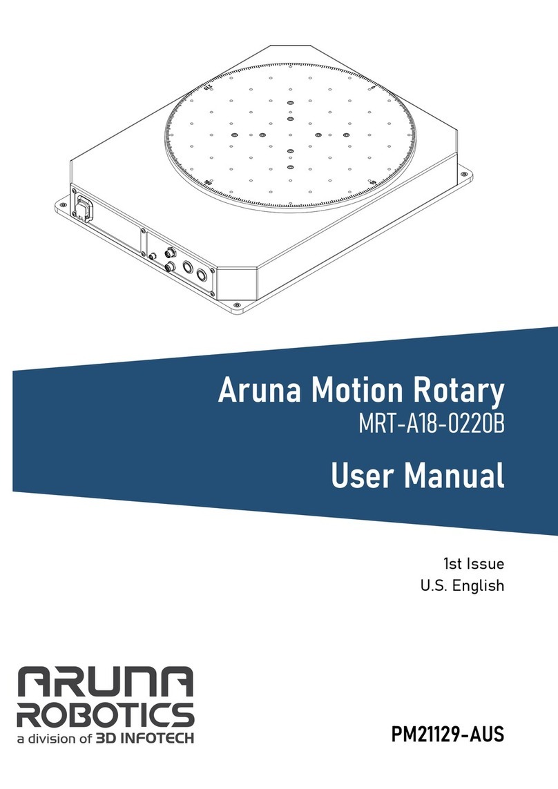 3D infotech Aruna Motion Rotary user manual