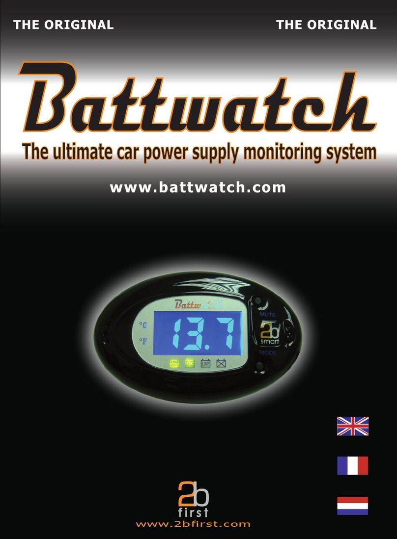 2bfirst Battwatch 1000 operating manual