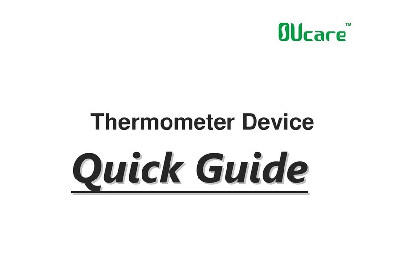 OUcare Thermometer Device quick guide OUcare Thermometer Device quick guide