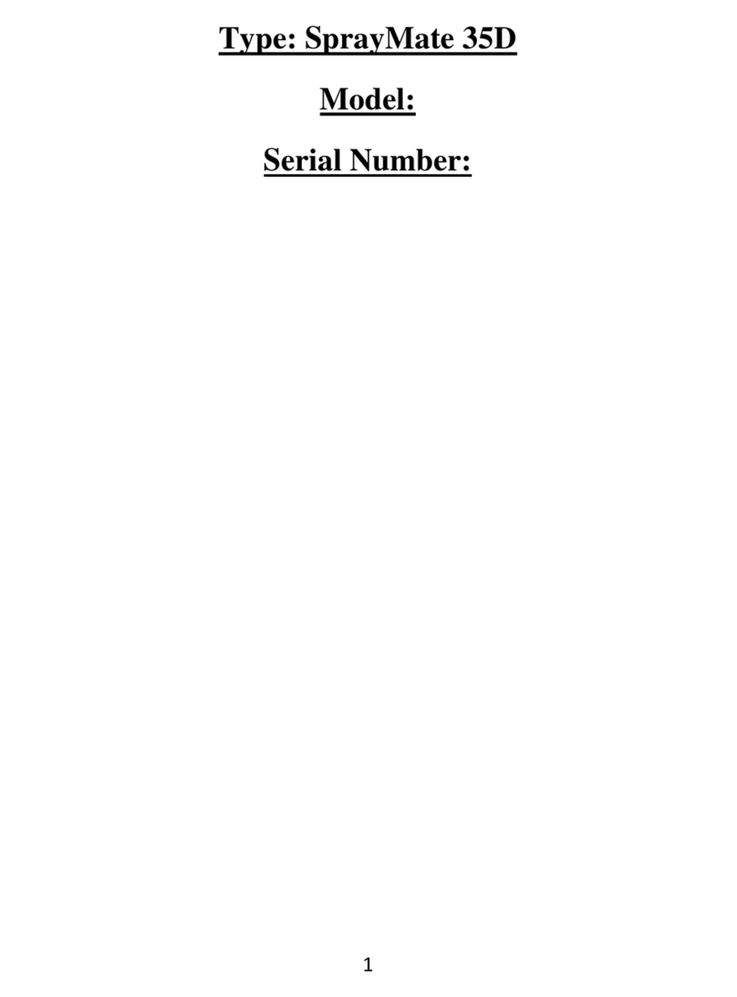 Strong Manufacturing SprayMate 35-D owner's manual Strong Manufacturing SprayMate 35-D owner's manual