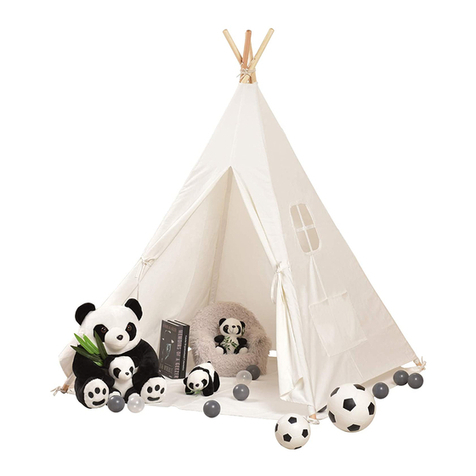 TINY LAND Teepee TP0003 Assembly instruction TINY LAND Teepee TP0003 Assembly instruction