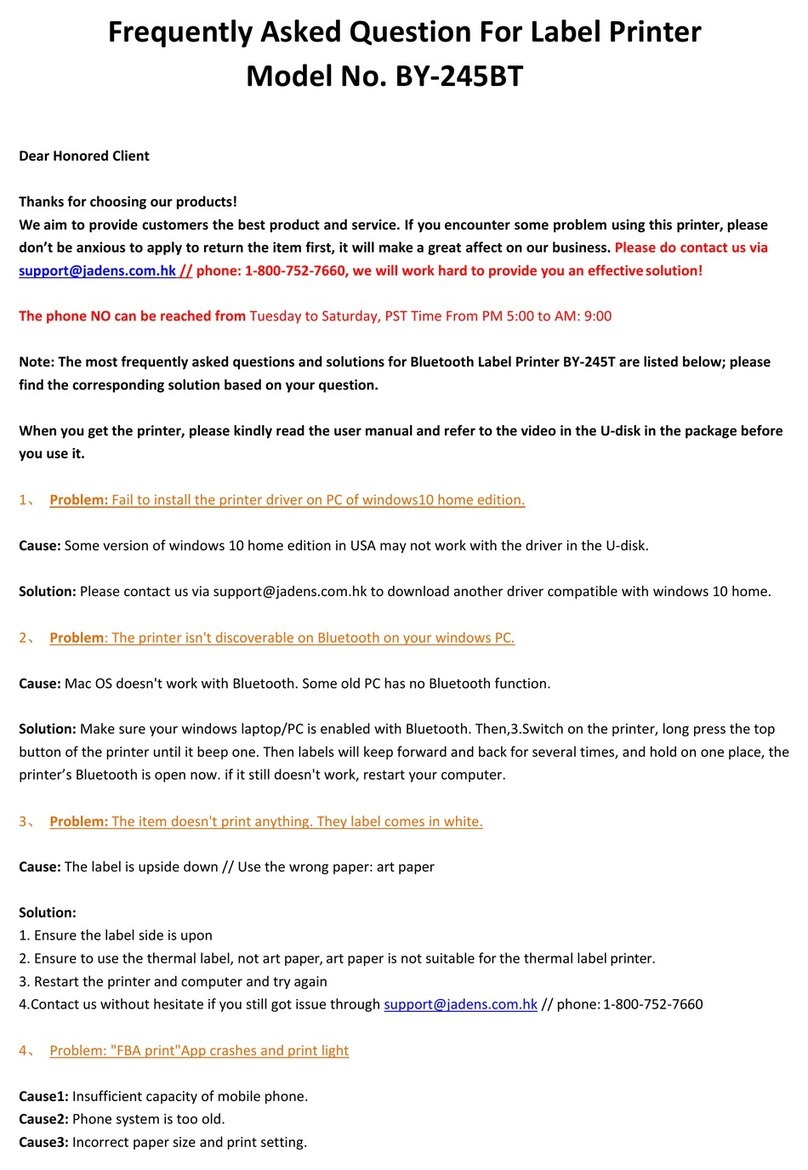 Jadens BY-245BT Faq