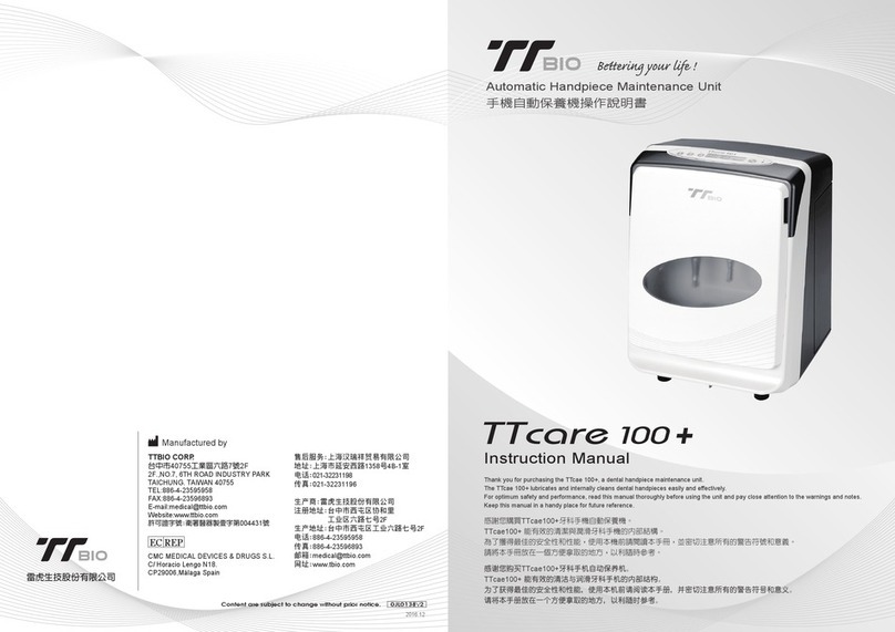 TTBIO TTcare 100+ instruction manual