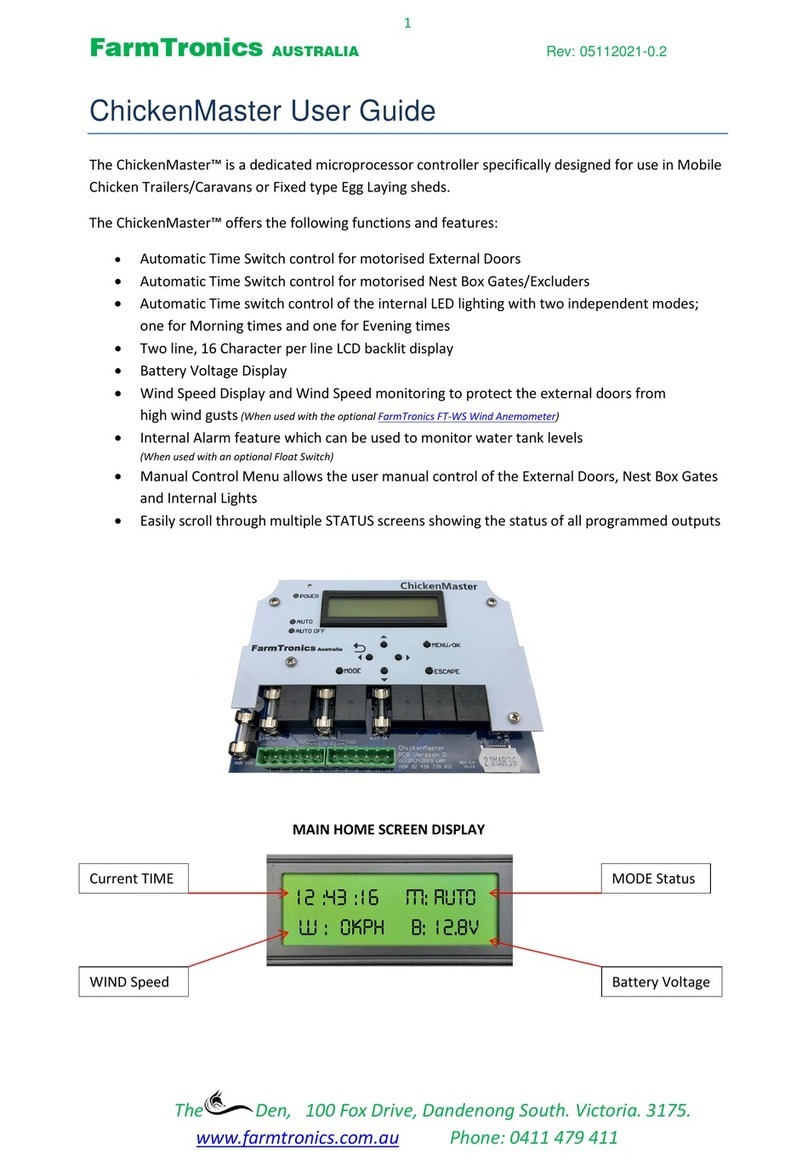 FarmTronics ChickenMaster user guide