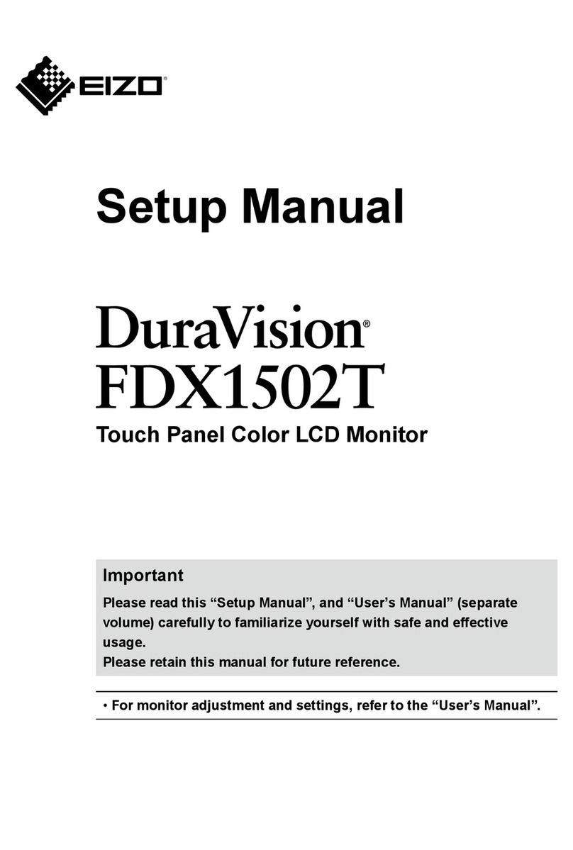 Eizo DuraVision FDX1502T User guide