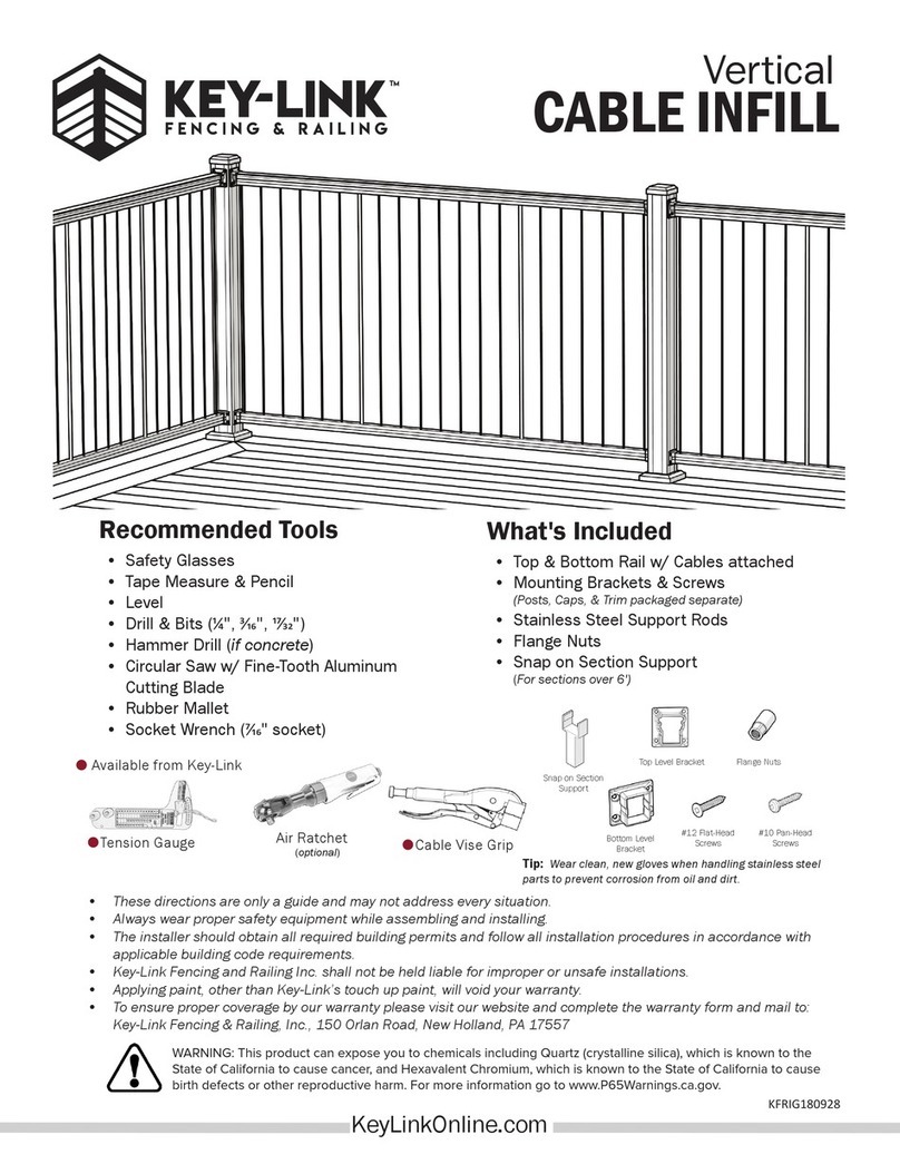 KEY-LINK American Series Assembly instructions