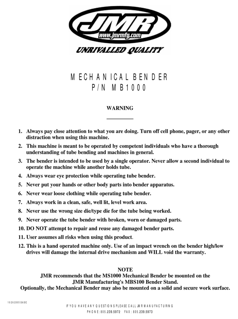 JMR MB1000 instructions JMR MB1000 instructions