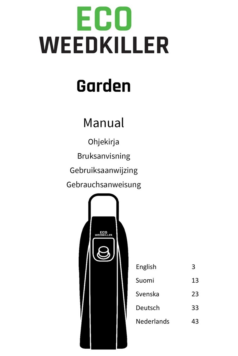 ECO WEEDKILLER GARDEN manual