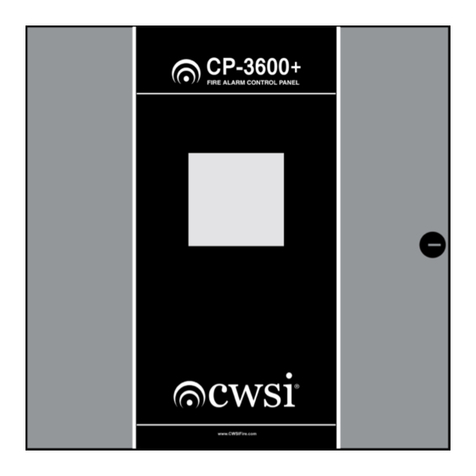 Tyco Fire & Security CWSI CP-3600 User manual