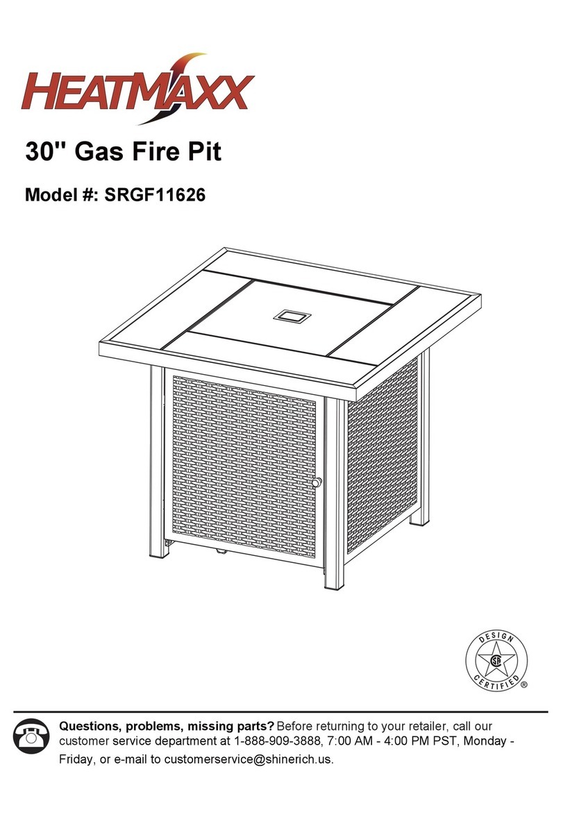Heatmaxx SRGF11626 manual
