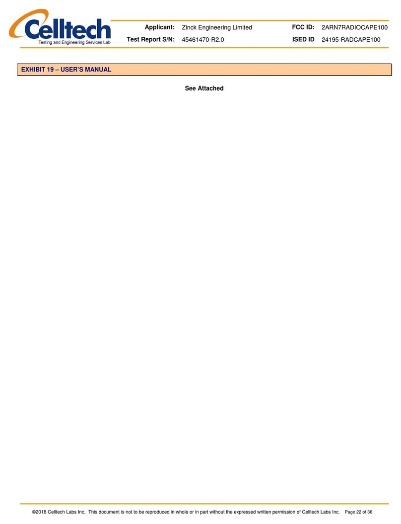 celltech IMPERISYS Installation and quick start guide