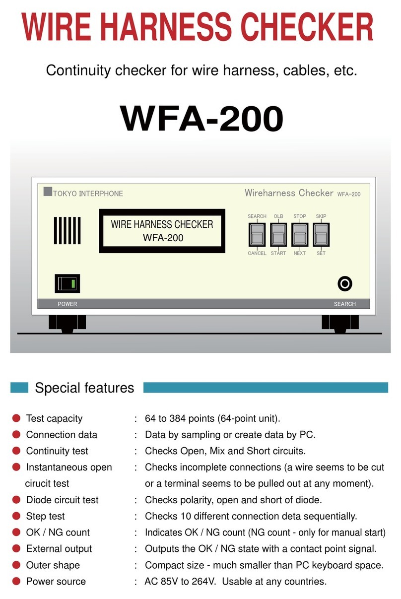 TOKYO INTERPHONE WFA-200 instruction manual