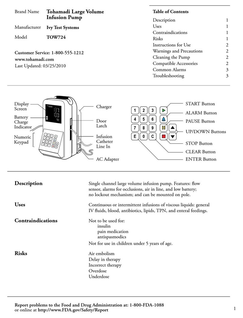 Ivy Test Systems Tohamadi TOW724 quick start guide