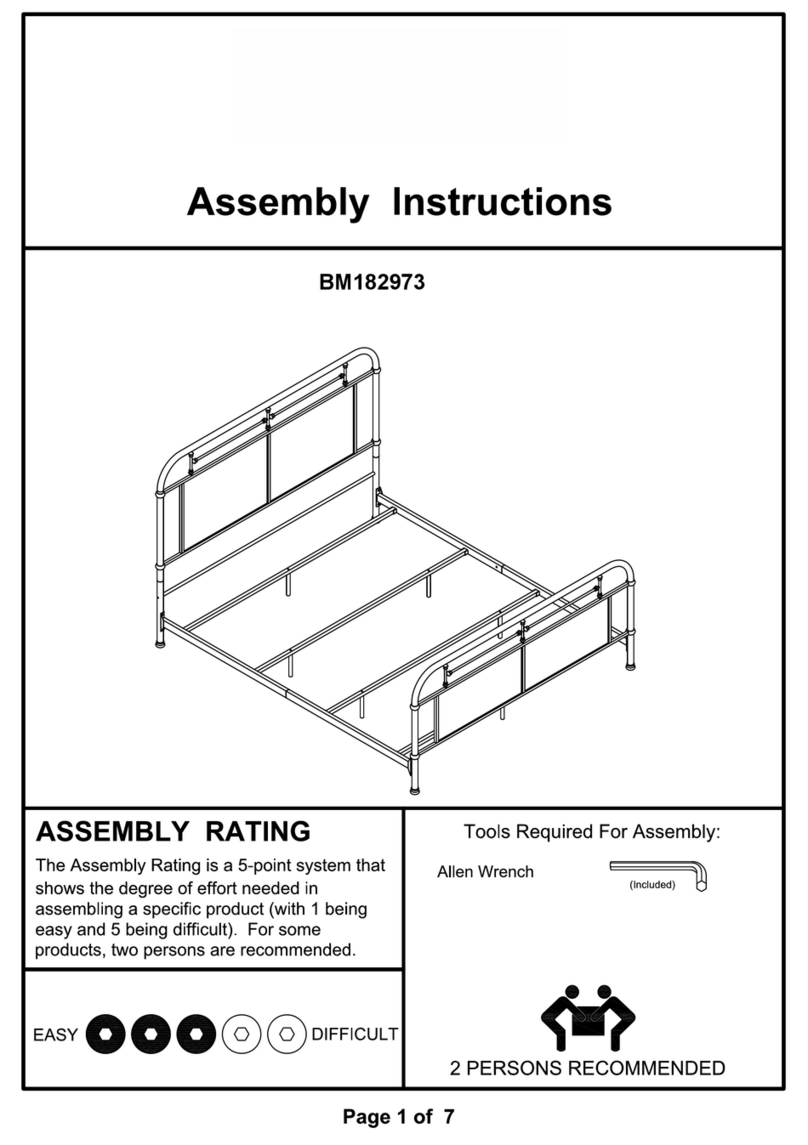 Benzara BM182973 Assembly instructions