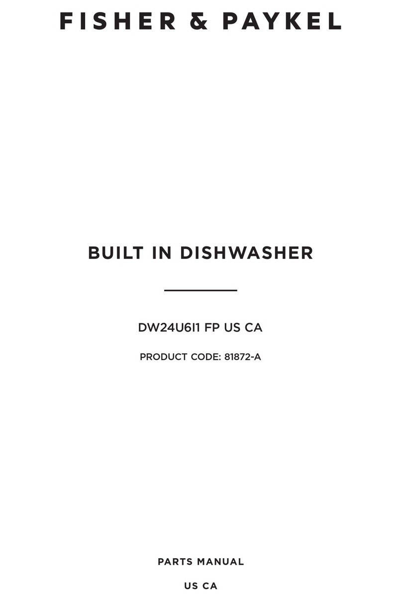 Fisher & Paykel DW24U6I1 User manual Fisher & Paykel DW24U6I1 User manual