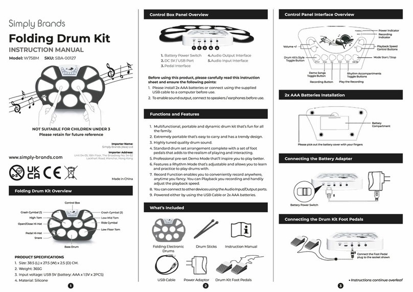 Simply Brands W758M instruction manual