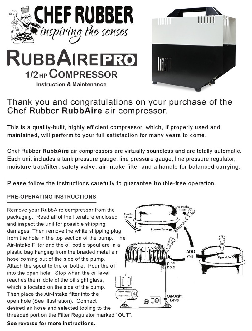 Chef Rubber RUBBAIRE PRO Instructions for use