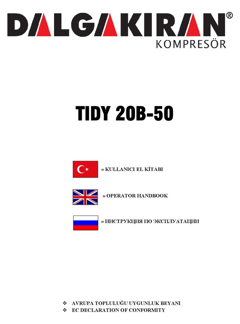 DALGAKIRAN TIDY 20B-50 Operator's handbook